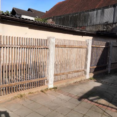Zaunrenovierung