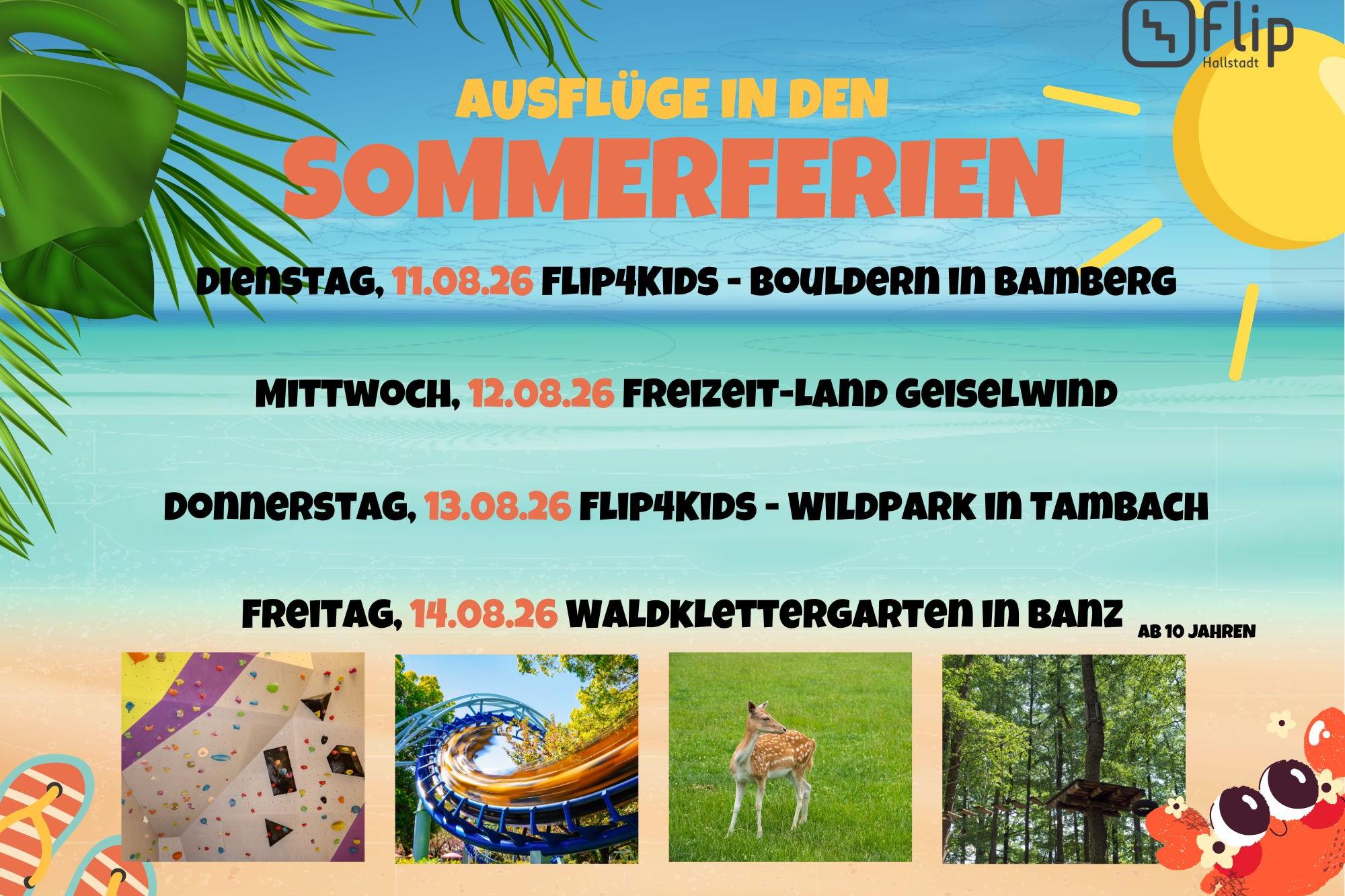 Aushang Ausflüge Sommer 2026