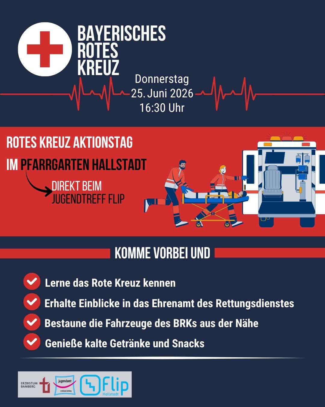 Flyer Aktionstag Bayerisches Rotes Kreuz