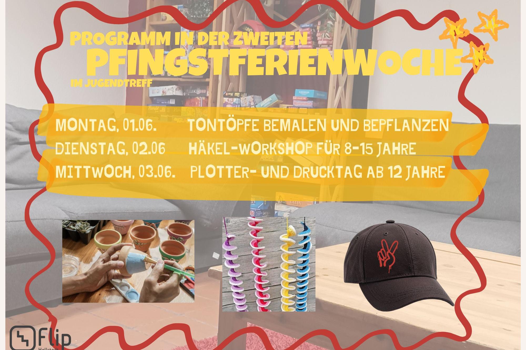 Ferienprogramm für die zweite Woche in den Pfingstferien 2026